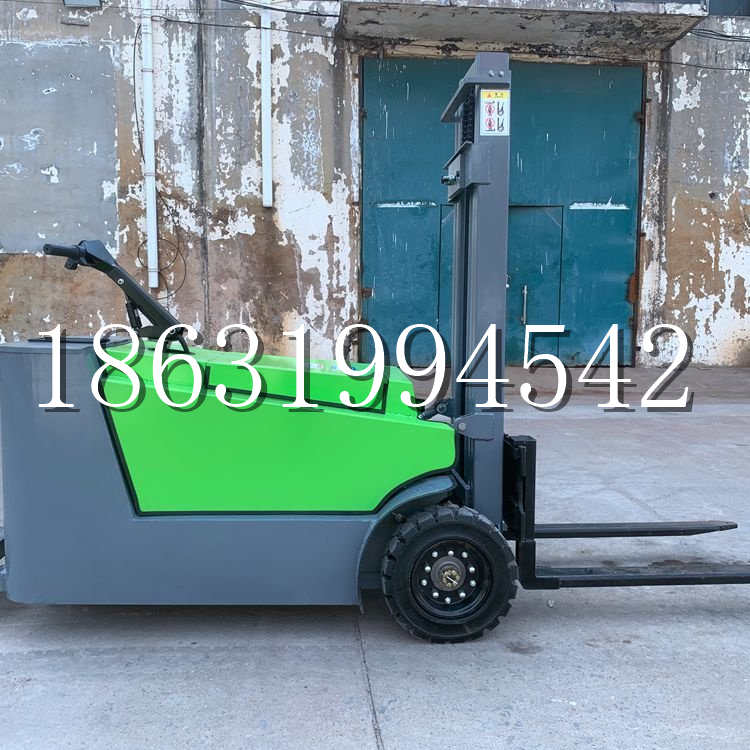 柯坪县小型电动叉车1吨2吨步行站驾式电瓶堆高充电装卸车液压升降车铲车